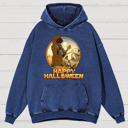 Happy Halloween Vintage Distressed Hoodie