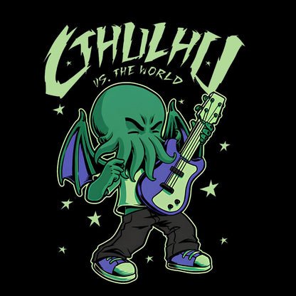 Cthulhu Playing Guitar Geek T-Shirt