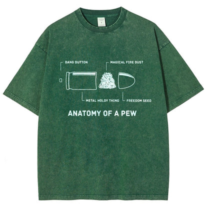 Anatomy Of A Pew2 Vintage Distressed T-shirt