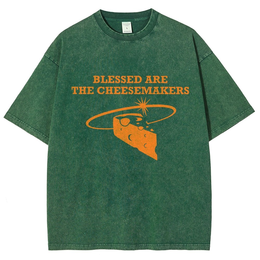 Blessed Are The Cheesemakers Vintage Distressed T-shirt