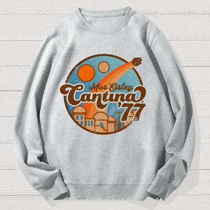 Vintage Hangout 77 Geek Cotton Sweatshirt
