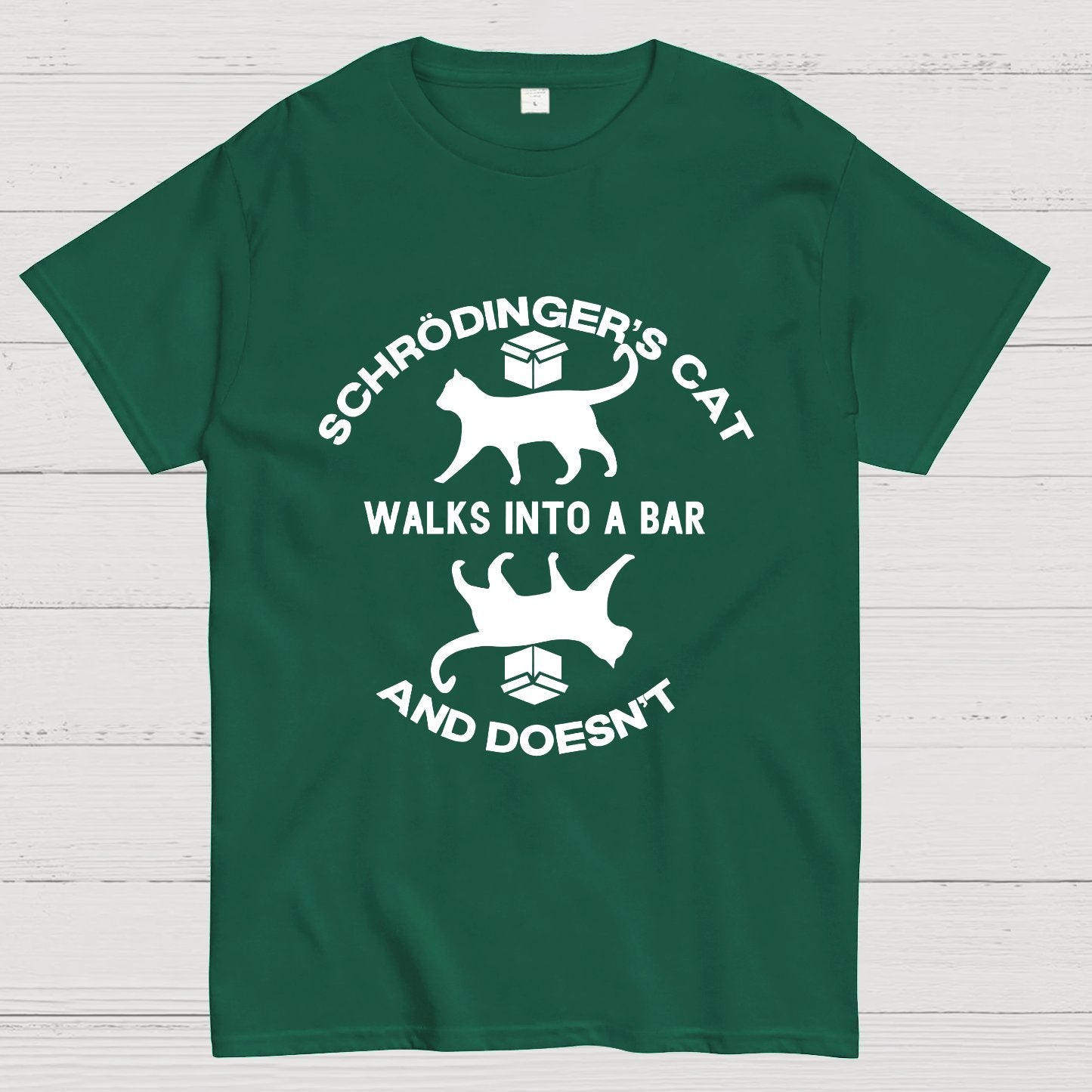 Schrödinger's Cat Geeky T-Shirt