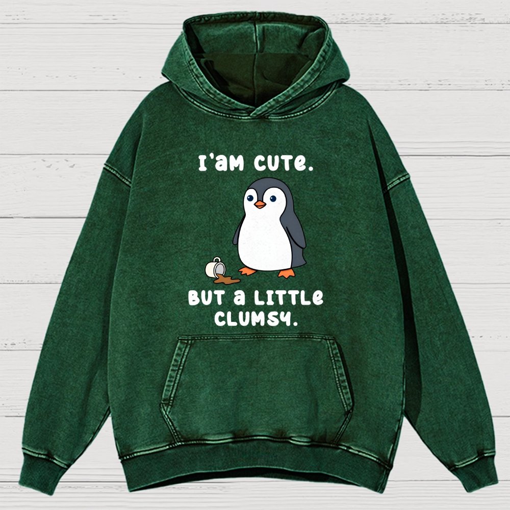 Little Clumsy Vintage Distressed Hoodie