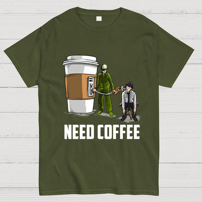 Need Coffee Nerdy T-Shirt
