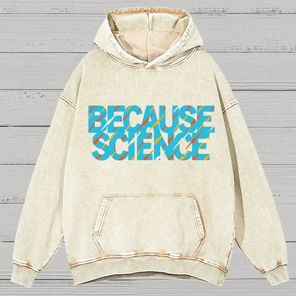 Because Science Vintage Distressed Hoodie