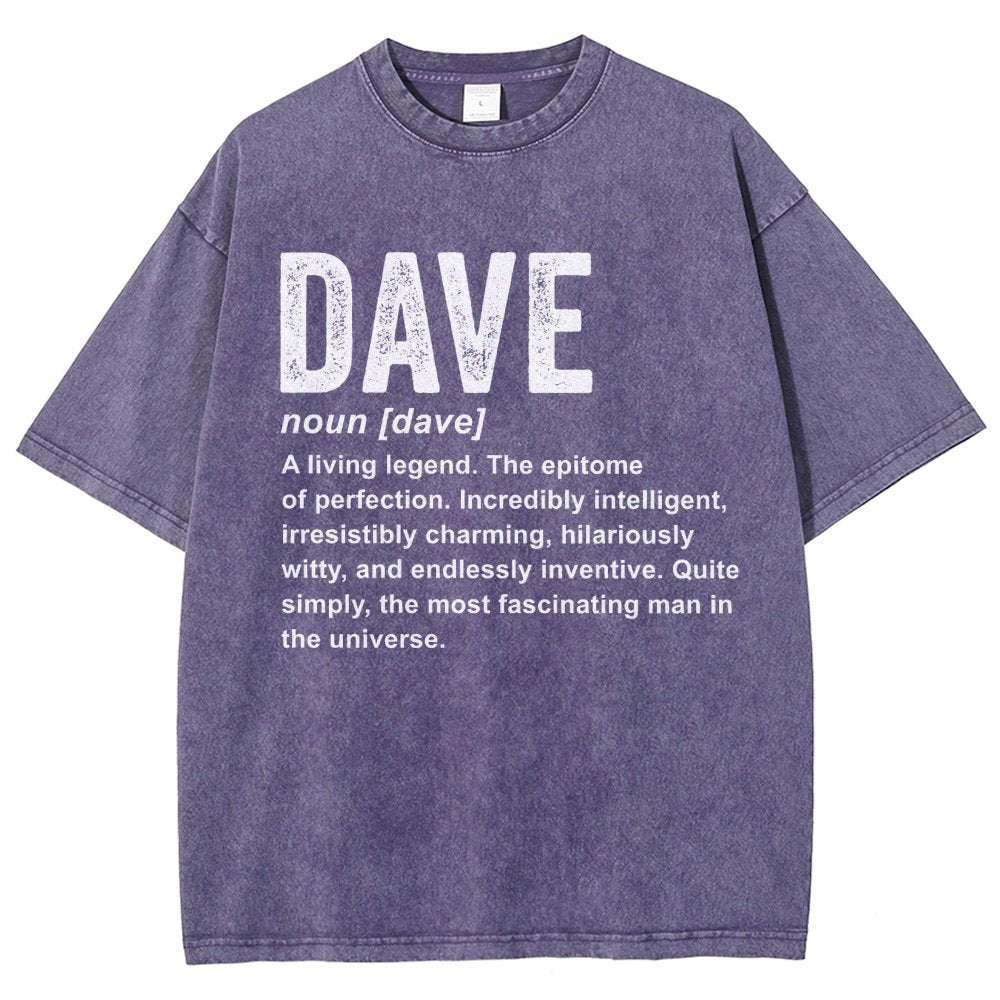 Dave Definition  Funny Dave Vintage Distressed T-shirt