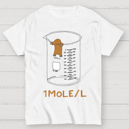 Ute One Mole Per Liter Chemistry Avogadros Day Geek T-Shirt
