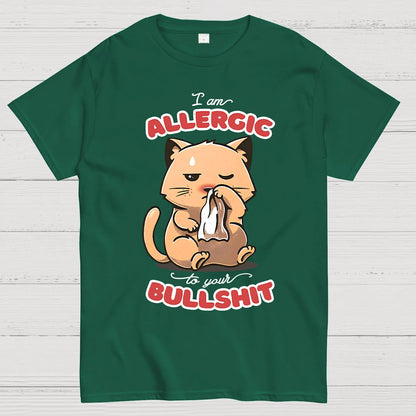 Allergic To Your Bullshit Geek T-Shirt