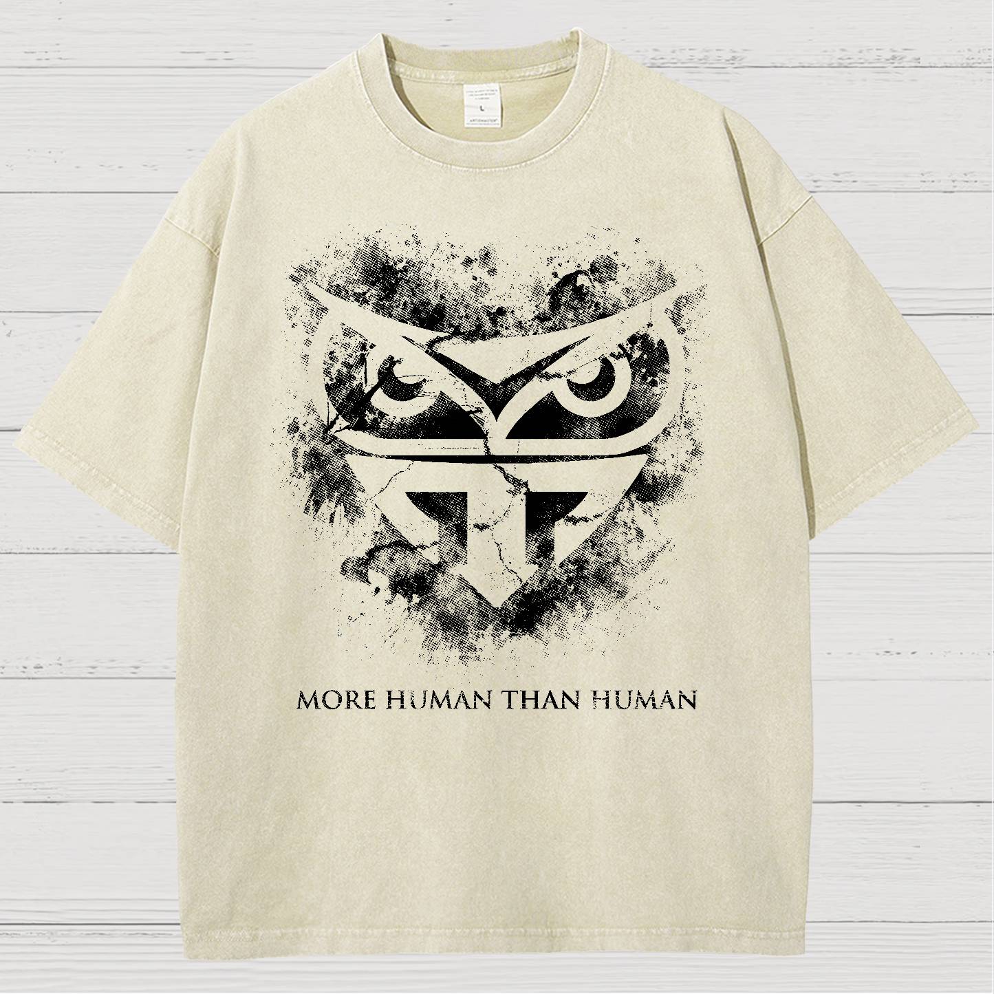 More Human Than Human Essential Vintage Distressed T-shirt