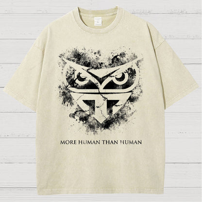 More Human Than Human Essential Vintage Distressed T-shirt