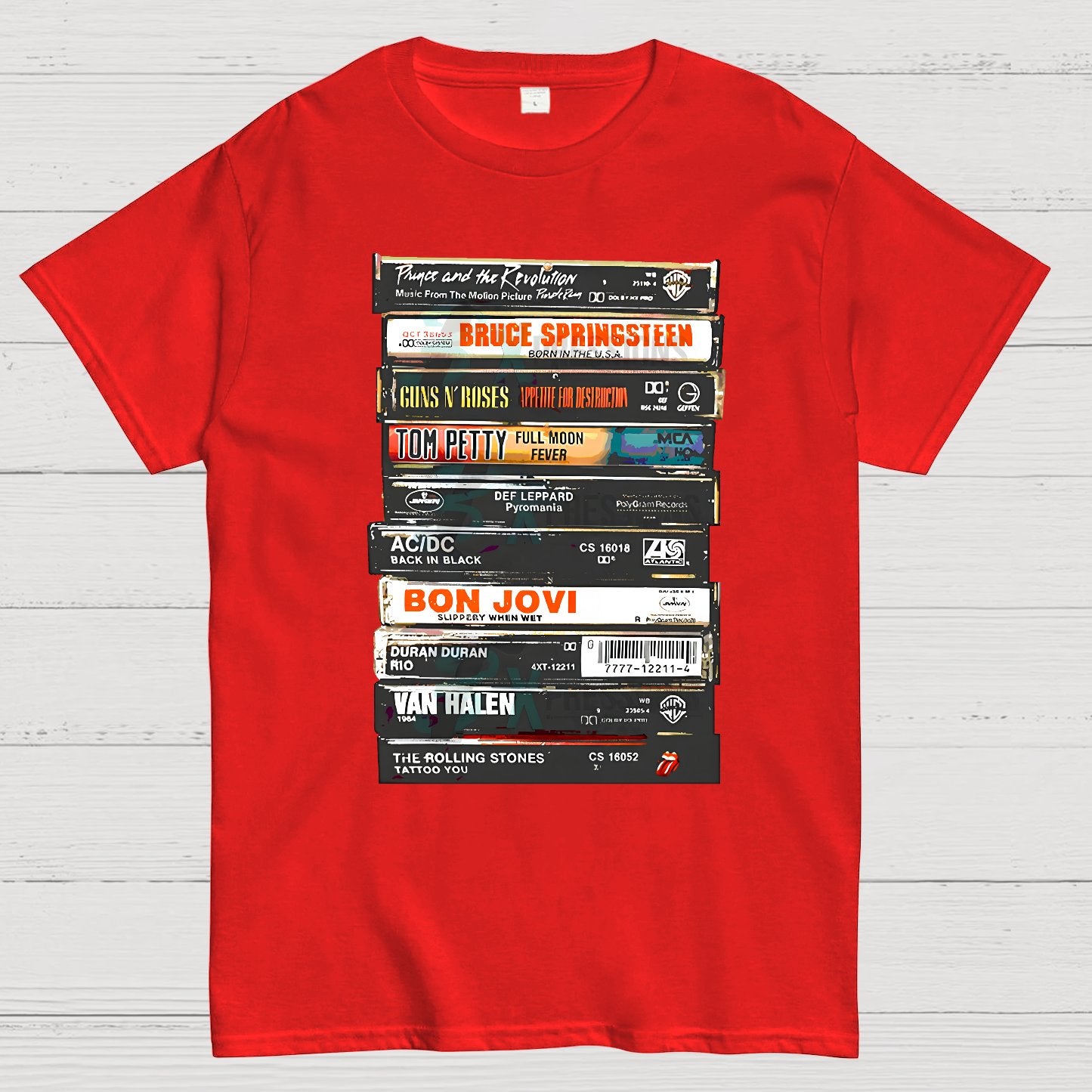 Vintage Rock Cassettes Geek T-Shirt