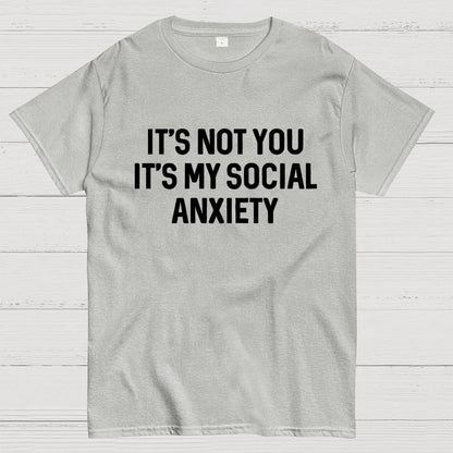 Social Anxiety Funny Humor Geek T-Shirt