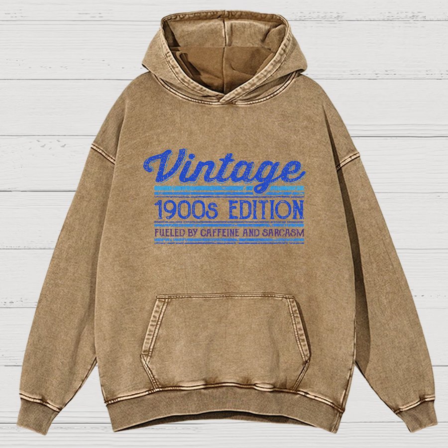 1900s Edition Vintage Distressed Hoodie