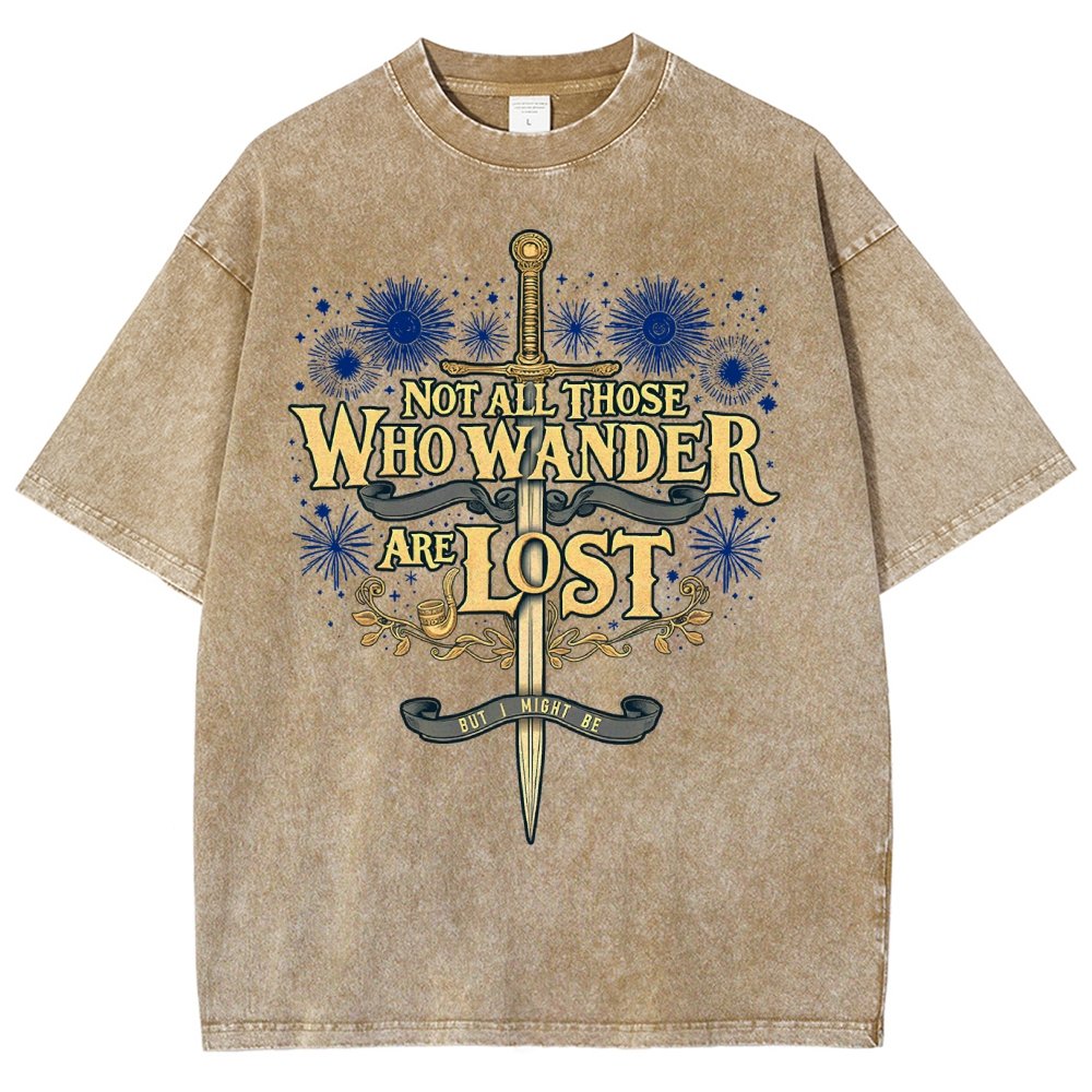 I might be lost Vintage Distressed T-shirt