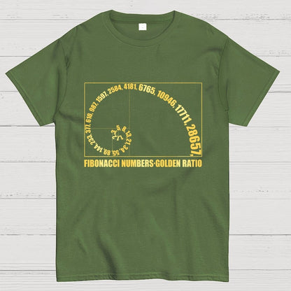 Fibonacci Numbers Golden Ratio Geek T-Shirt