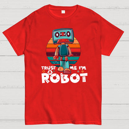 Trust Me I'm A Robot Funny Robotic Sci Fi Vintage Geek T-Shirt