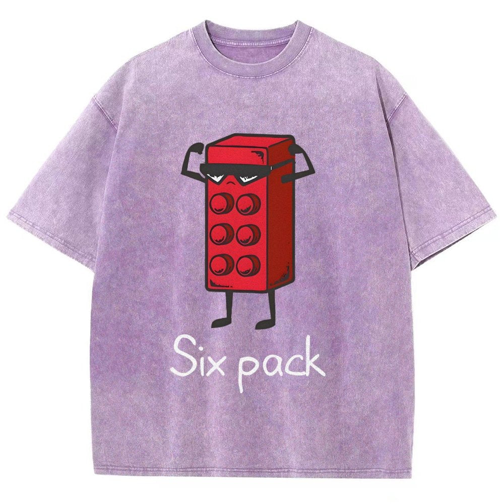 Six Pack Vintage Distressed T-shirt