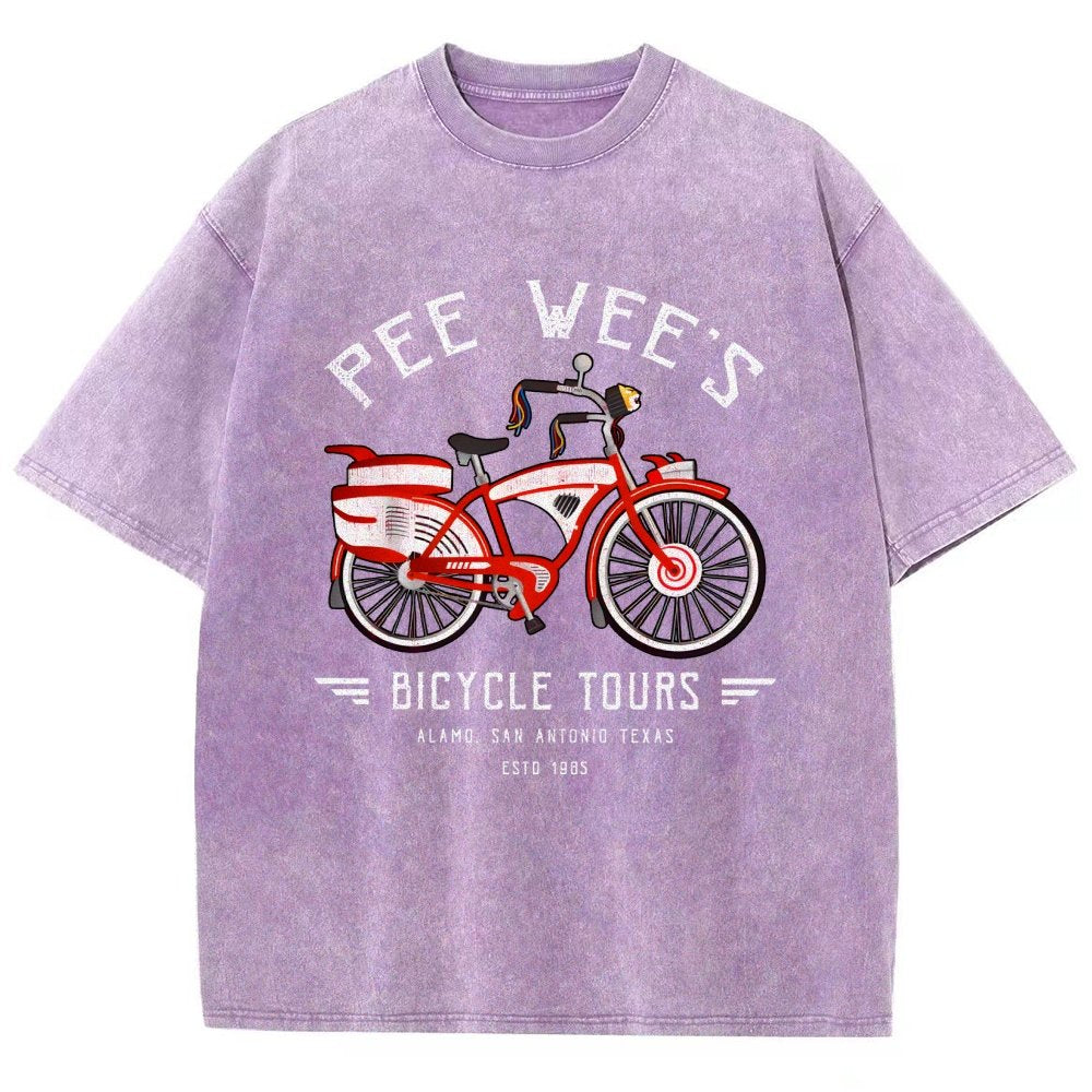 Buddy's Bicycle Tours Vintage Distressed T-shirt