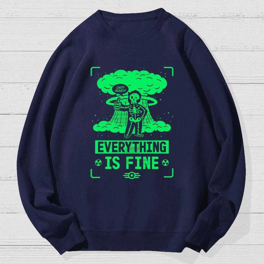 Nuclear Boy Geek Cotton Sweatshirt
