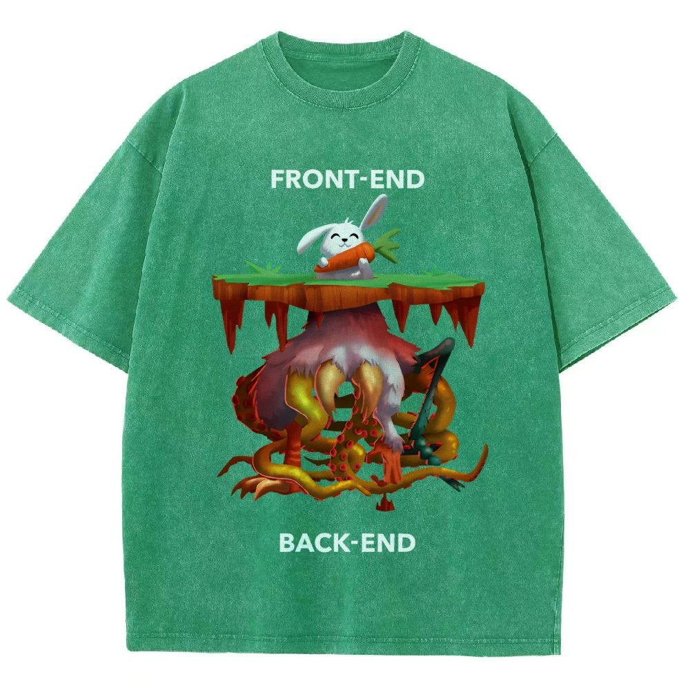 Front-End - Back-End Vintage Distressed T-shirt