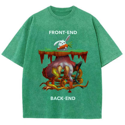 Front-End - Back-End Vintage Distressed T-shirt