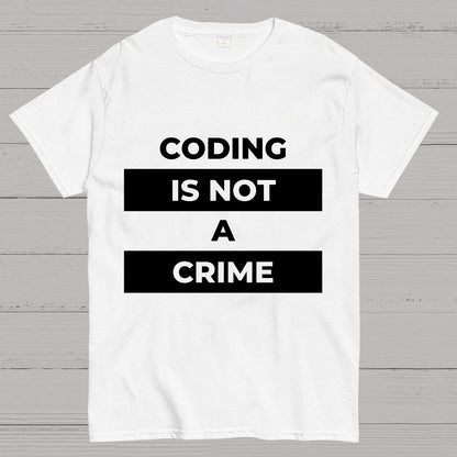 Coding Is Not A Crime Geek T-Shirt