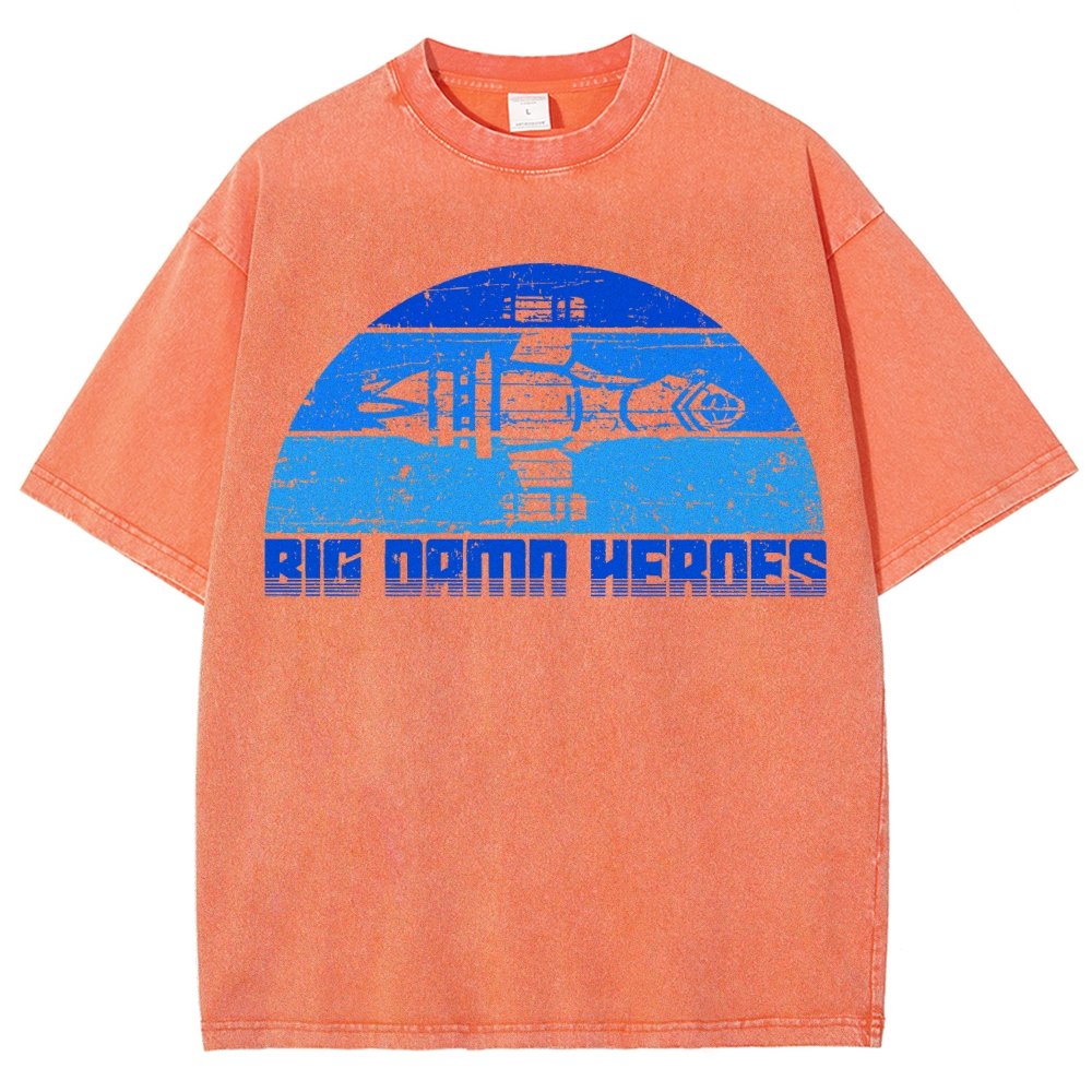 Big Damn Vintage Heroes Vintage Distressed T-shirt