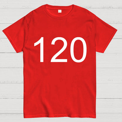 Number 120 Game Movie Geek T-Shirt