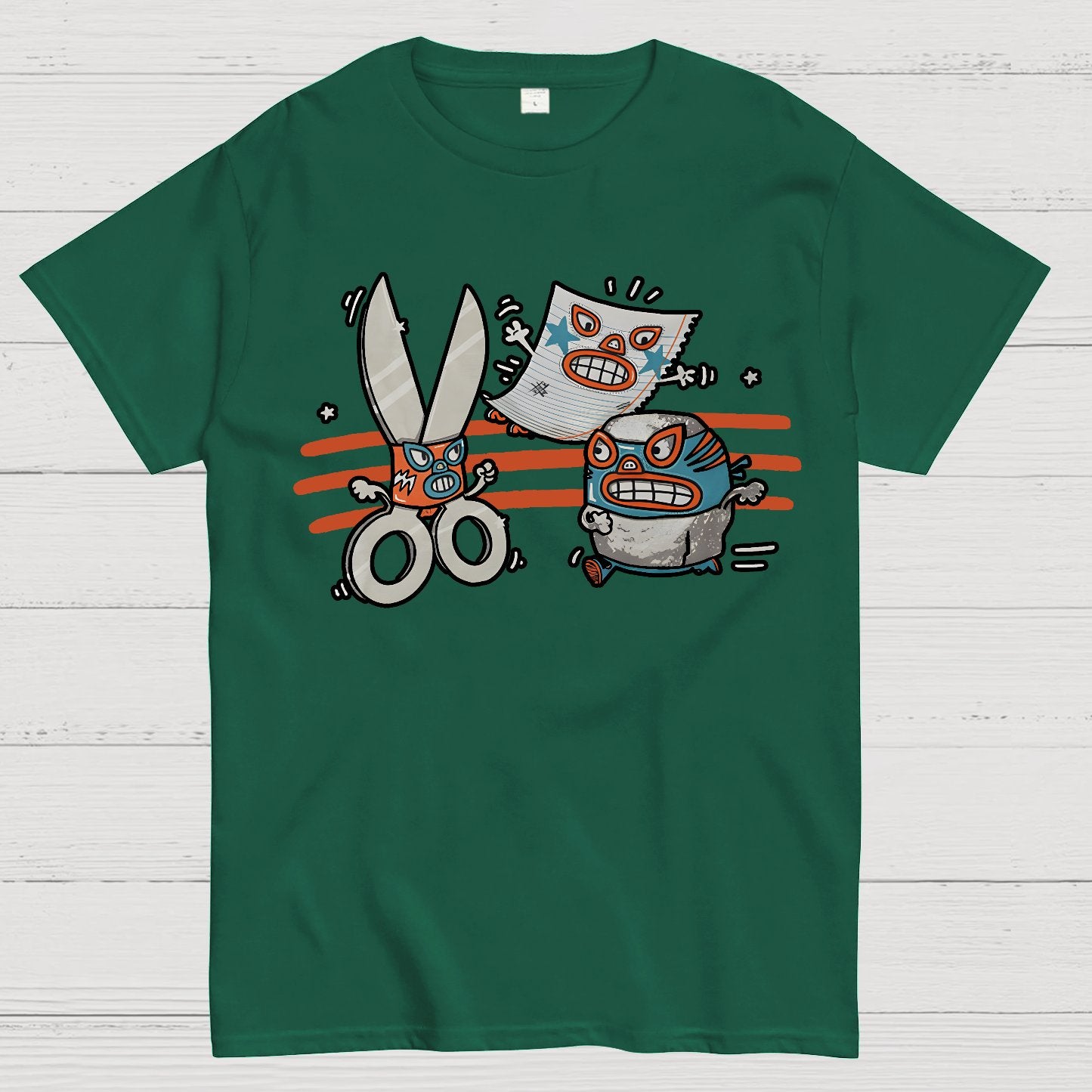 Rock, Paper, Scissor Geek T-Shirt