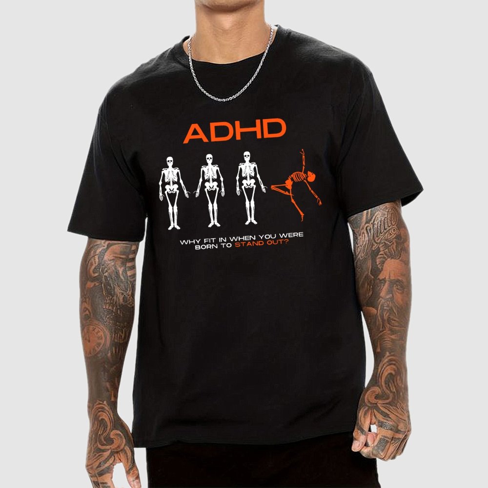 ADHD AWARENESS Unisex Geek T-Shirt