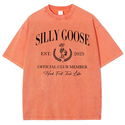 Silly Goose Official Club Vintage Distressed T-shirt