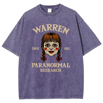 Warren Paranormal Research Vintage Distressed T-shirt