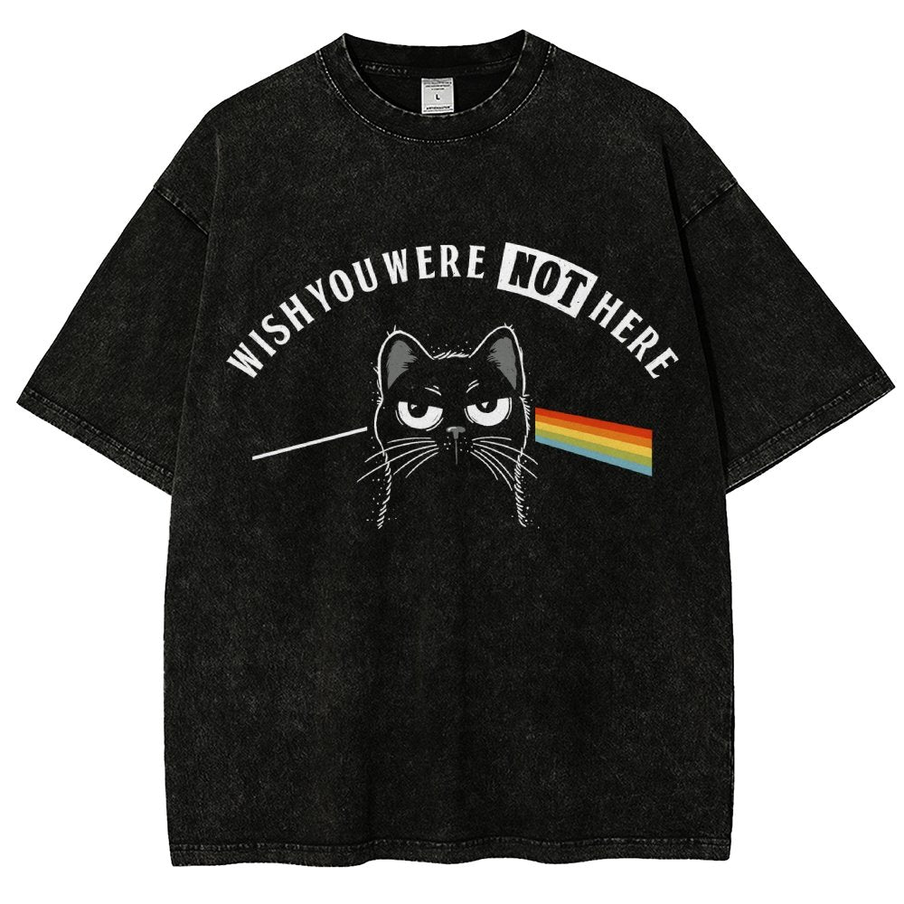 Wish You Were NOT Here Vintage Distressed T-shirt