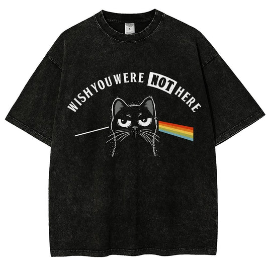 Wish You Were NOT Here Vintage Distressed T-shirt