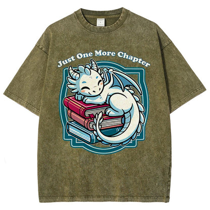 Just One More Chapter Vintage Distressed T-shirt