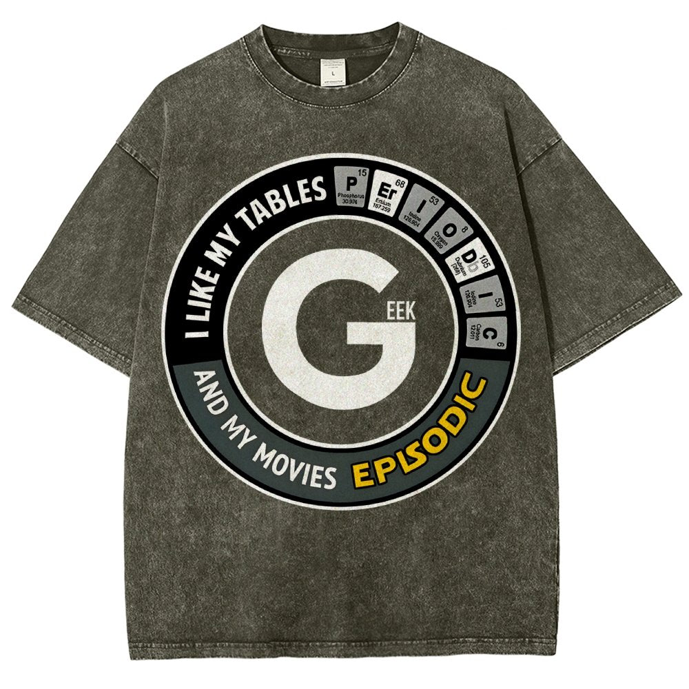 Nerdy and Proud Vintage Distressed T-shirt