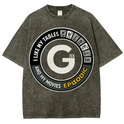 Nerdy and Proud Vintage Distressed T-shirt