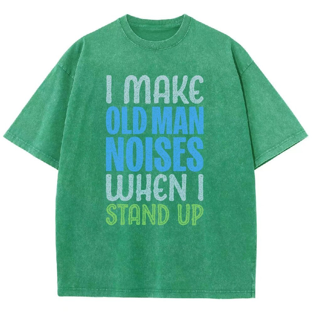 Old Man Noises Vintage Distressed T-shirt