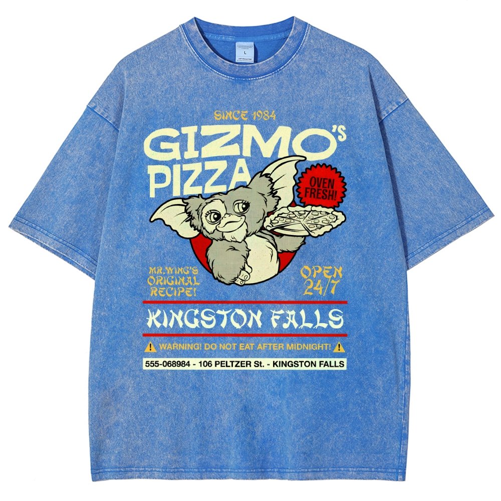 Gizmo's Pizza Pi Day Nerd Vintage Distressed T-shirt