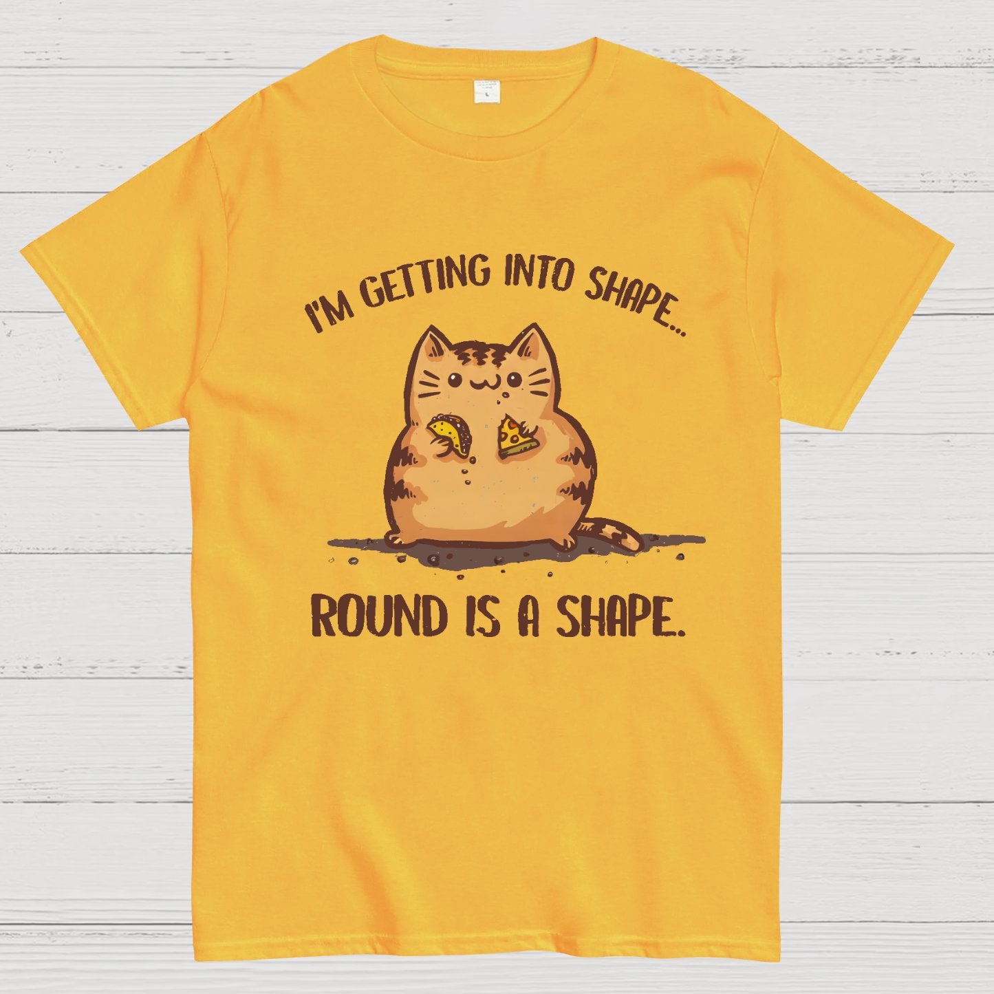 Round is a Shape Geeky T-Shirt