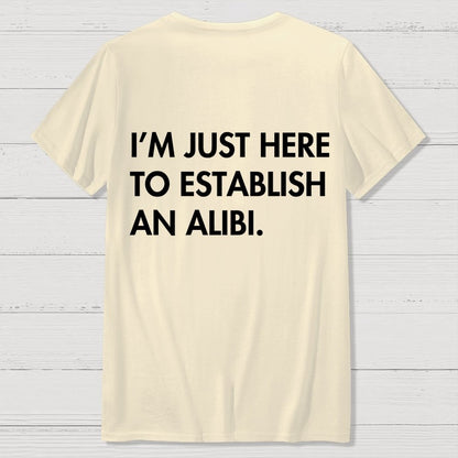 Alibi  Back Printing Geek T-Shirt