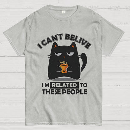 Can't Believe We're Related Geek T-Shirt