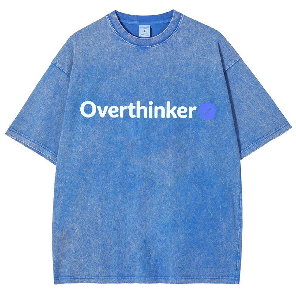 Certified Overthinker Vintage Distressed T-shirt