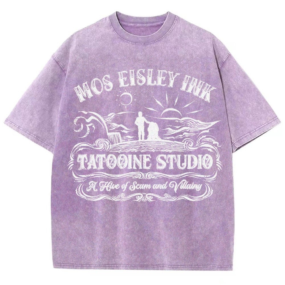 Tattoo-ine Studio Vintage Distressed T-shirt