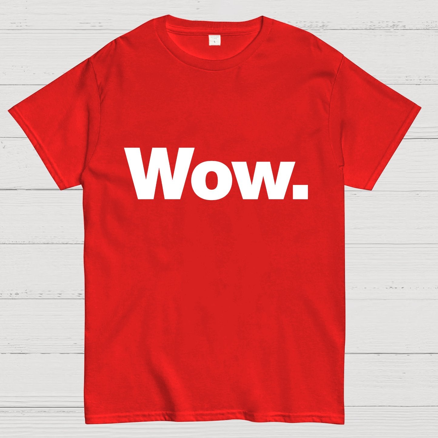 Wow. Classic Geeky T-Shirt