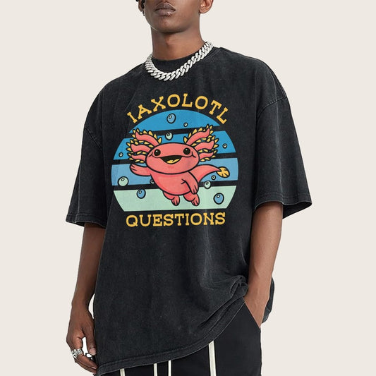 I axolotl questions Vintage Distressed T-shirt