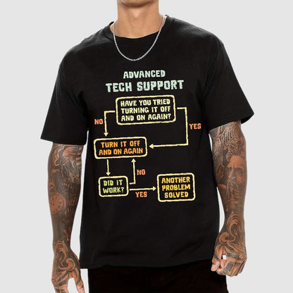 Turn It Off And On Again Geek T-Shirt