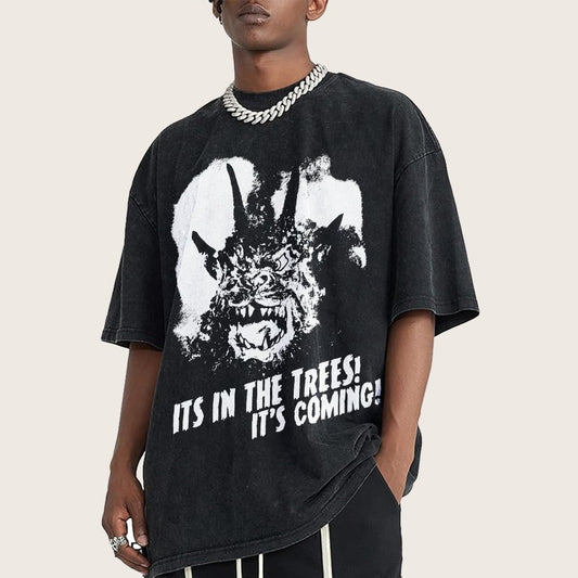 Night Of The Demon It's In The Trees ! Vintage Distressed T-shirt