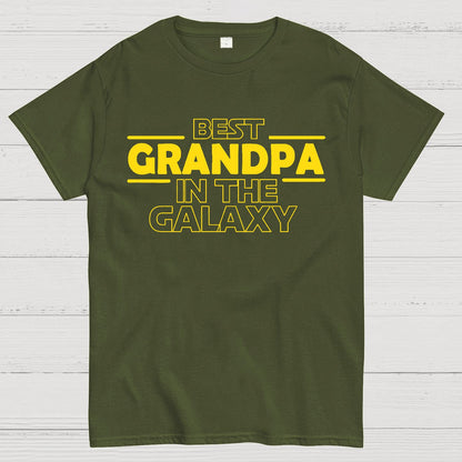 Best Grandpa in the Galaxy Geek T-Shirt