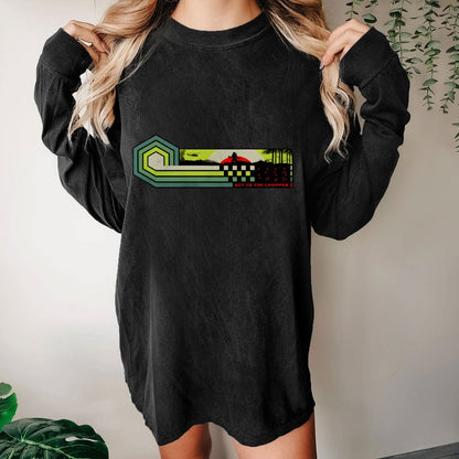 Get To The Chopper Washed Long Sleeve Tee